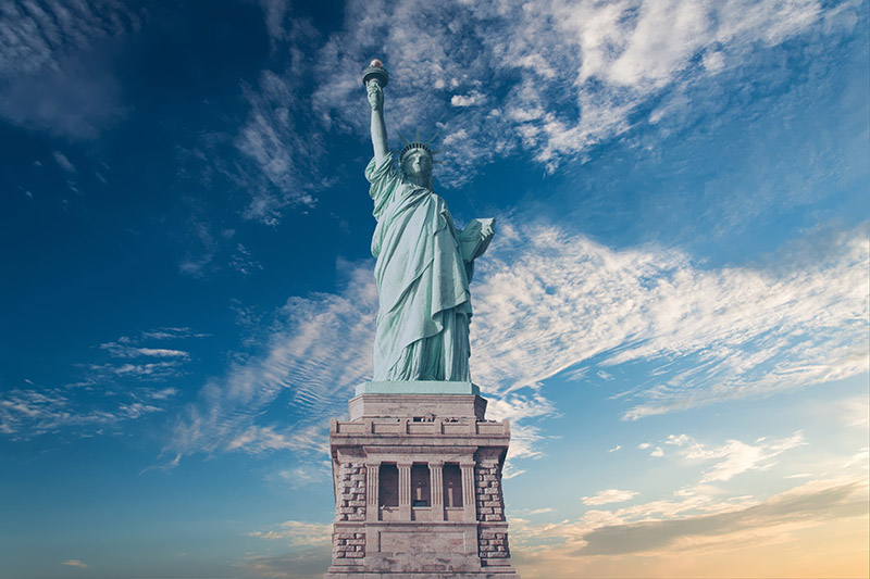 新世界 美國的自由女神像